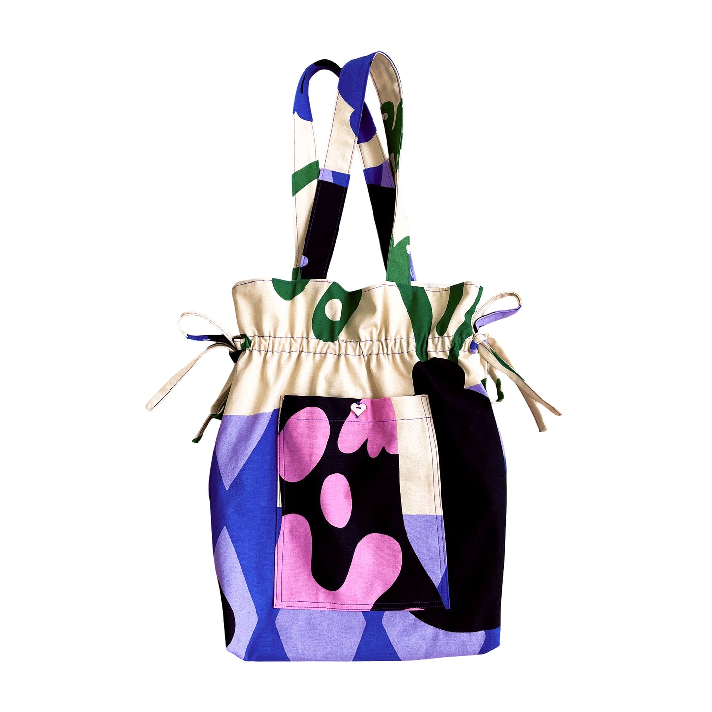 Drawstring Bag – Bright Shapes