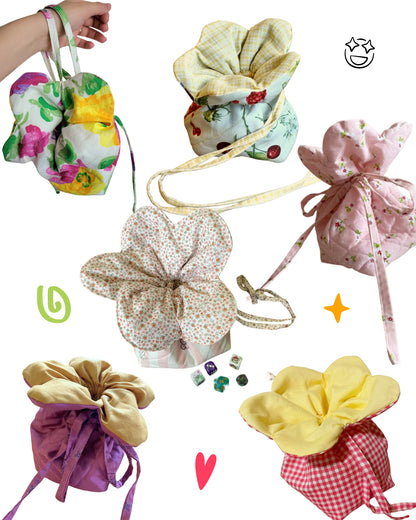 Flower Pouch PDF Pattern + Instructions