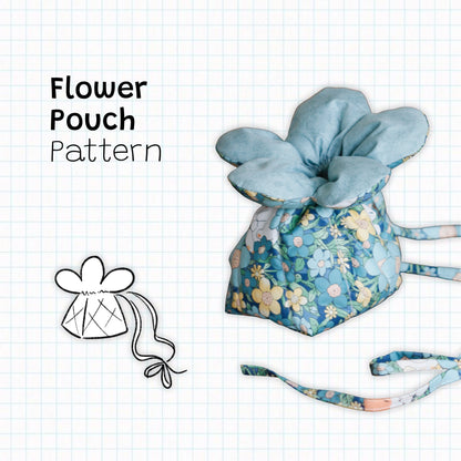 Flower Pouch PDF Pattern + Instructions
