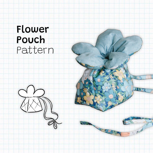 Flower Pouch PDF Pattern + Instructions